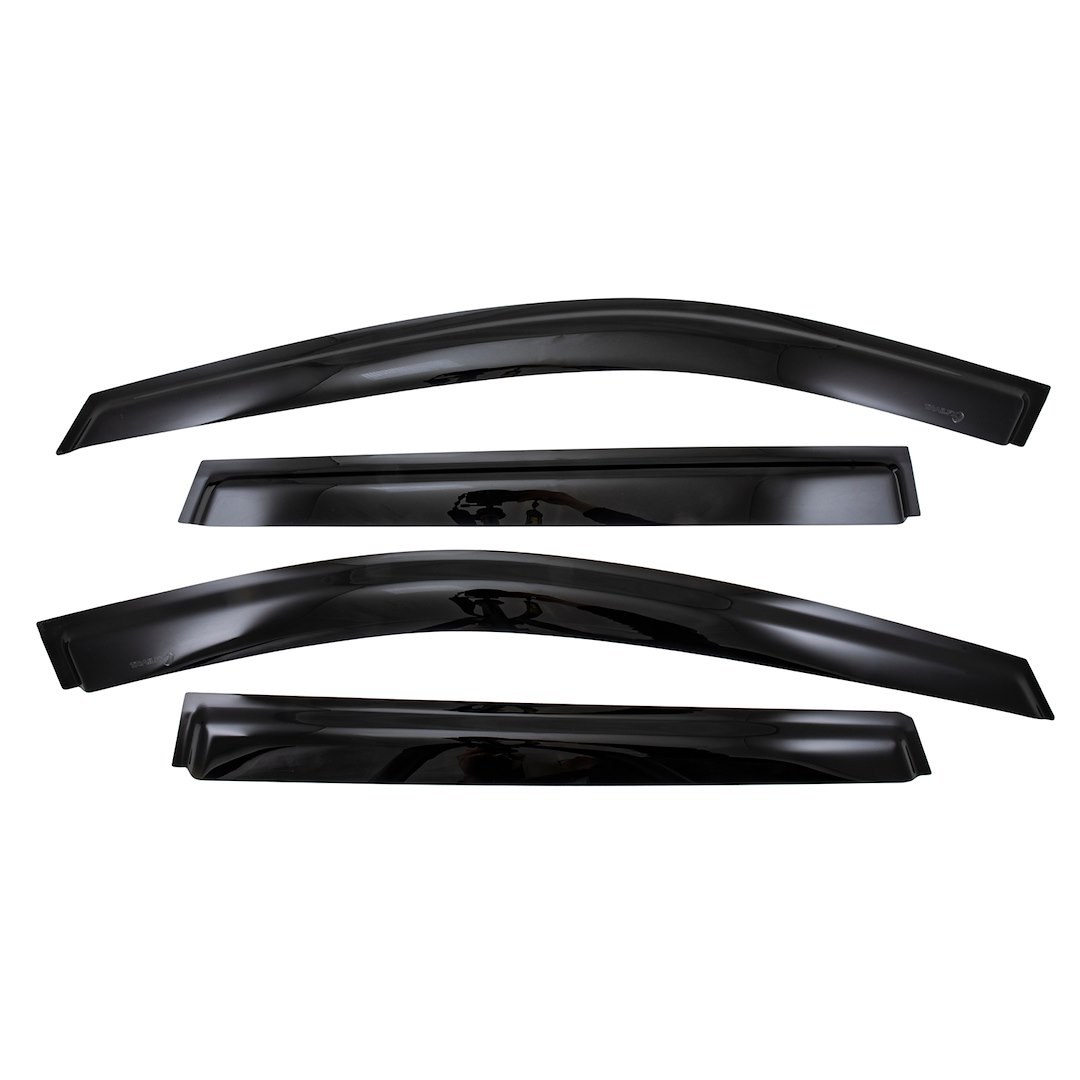TrailFX Rainguard, Low Profile, Tape-On, Smoke, Acrylic, Set of 4 – 4902H