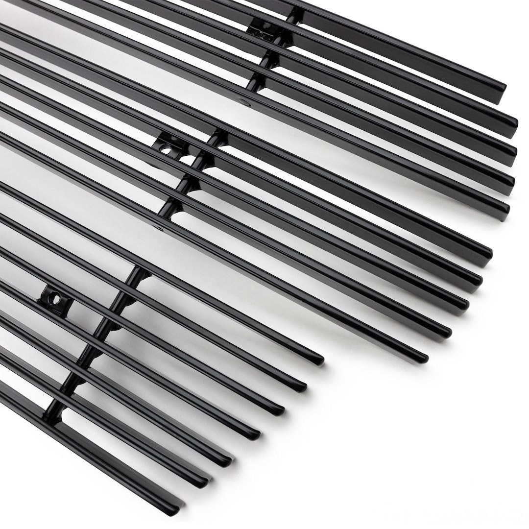 T-Rex Grille Insert, Billet Series, Overlay, Horizontal Bar, Without Cutout, Powder Coated, Black, Aluminum – 21173B