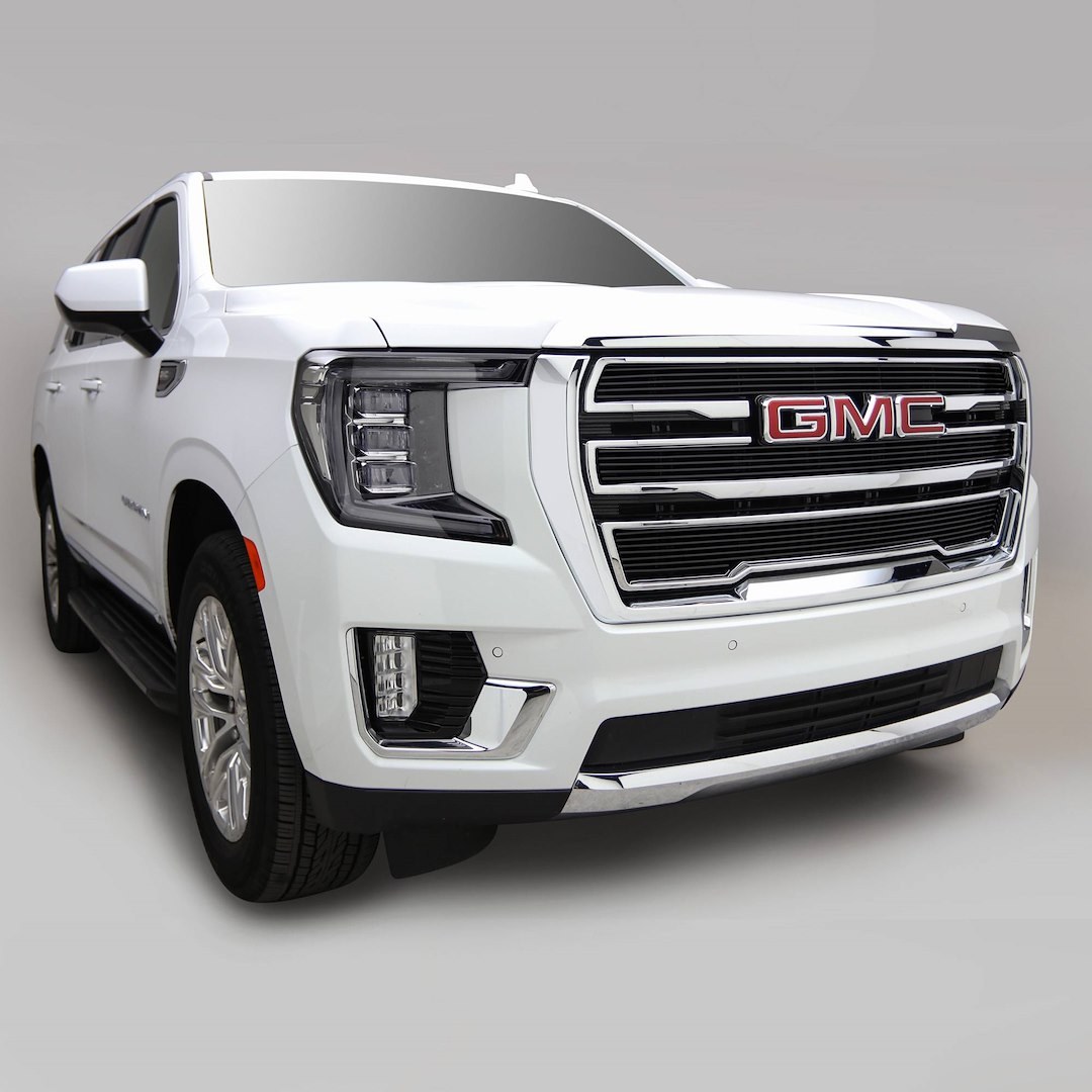T-Rex Grille Insert, Billet Series, Overlay, Horizontal Bar, Without Cutout, Powder Coated, Black, Aluminum – 21173B