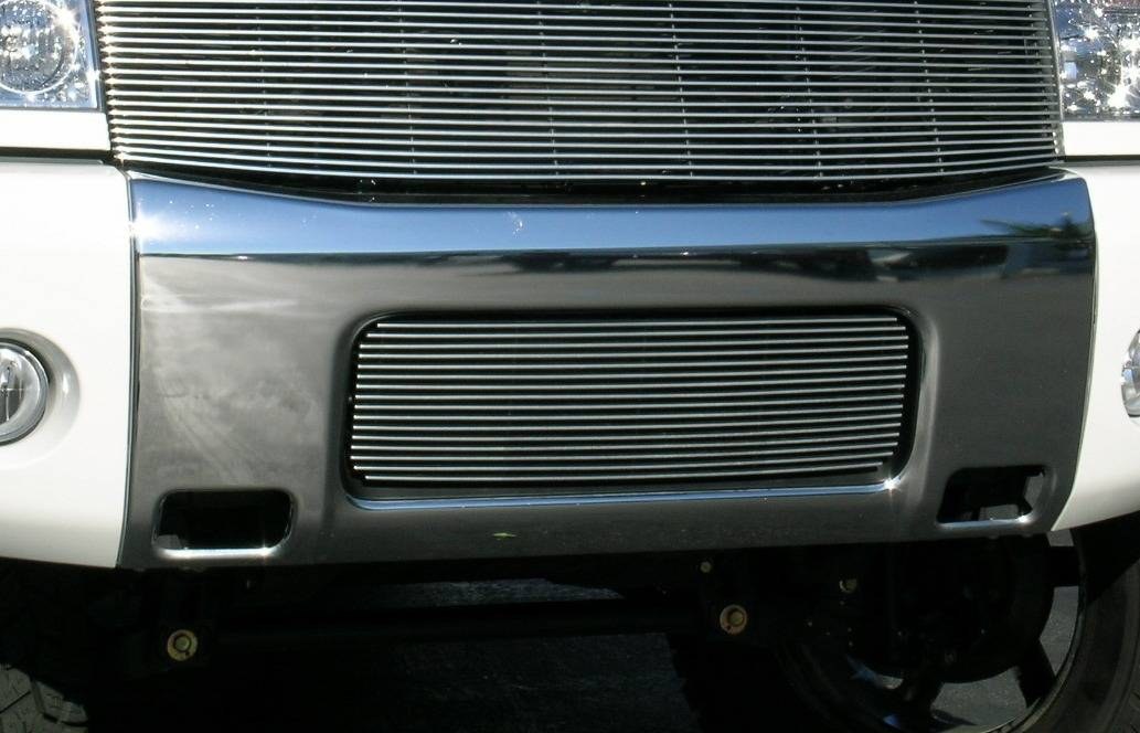 T-Rex Bumper Grille Insert, Billet Series, Horizontal Bar Style, Polished, Billet Aluminum – 25780