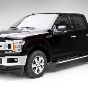 T-Rex Grille Insert, Upper Class, Overlay, Mesh Style, Without Light Cutout, Powder Coated, Black, Steel, 2 Piece – 51711