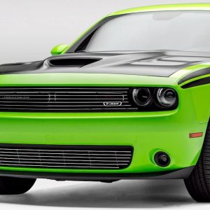 T-Rex Grille Insert, Laser Billet Series, Overlay, Horizontal Bar, With Light Cutout, Polished, Aluminum – 6214180