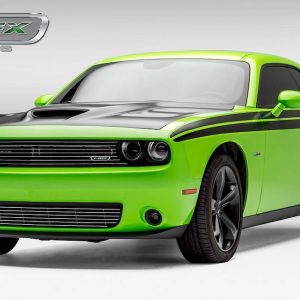 T-Rex Grille Insert, Laser Billet Series, Overlay, Horizontal Bar, With Light Cutout, Polished, Aluminum – 6214180