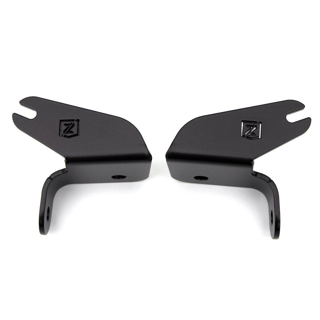T-Rex Driving/ Fog Light Mounting Bracket, Bolt-On to Front Bumper, Powder Coated, For One 30 Inch LED Light Bar, Gloss Black, Mild Steel – Z325421