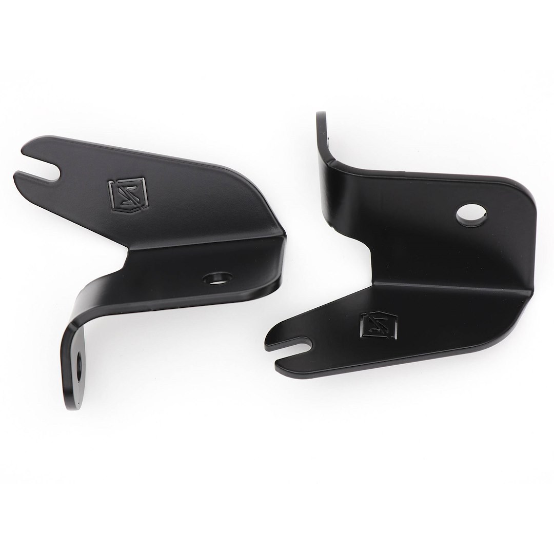 T-Rex Driving/ Fog Light Mounting Bracket, Bolt-On to Front Bumper, Powder Coated, For One 30 Inch LED Light Bar, Gloss Black, Mild Steel – Z325421