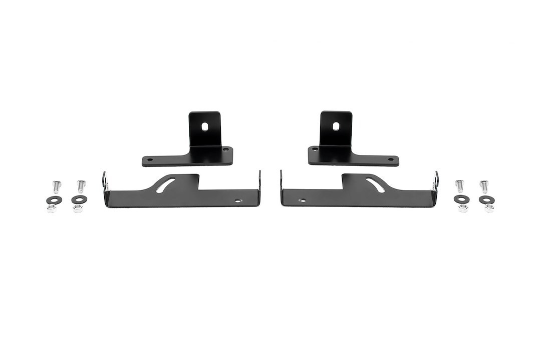 T-Rex Light Bar Mounting Kit, Rear Bumper Mount, Mounts Two 6 Inch Straight Single Row Slim Light Bar, Powder Coated, Gloss Black, Steel – Z385881