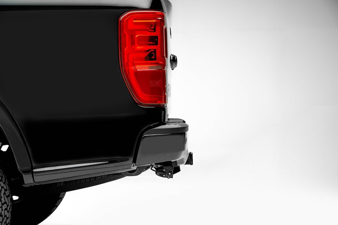T-Rex Light Bar Mounting Kit, Rear Bumper Mount, Mounts Two 6 Inch Straight Single Row Slim Light Bar, Powder Coated, Gloss Black, Steel – Z385881