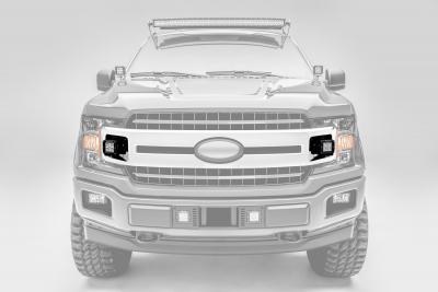 T-Rex Driving/ Fog Light, LED Bulb, 4 Clear LED, 3 Inch Square, 20 Watt Bulbs Amp Draw 3.32 Amp, Combo Beam, 3200 Lumens – Z415751-KIT