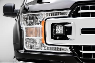 T-Rex Driving/ Fog Light, LED Bulb, 4 Clear LED, 3 Inch Square, 20 Watt Bulbs Amp Draw 3.32 Amp, Combo Beam, 3200 Lumens – Z415751-KIT