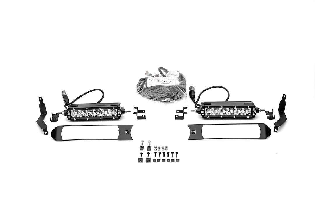 T-Rex Light Bar, LED, 6 Inch Length, Cree LED 5 Watt Chip, 30 Watt, Combo Beam, 2921 Lumens, Polycarbonate Lens, Black Housing – Z415771-KIT
