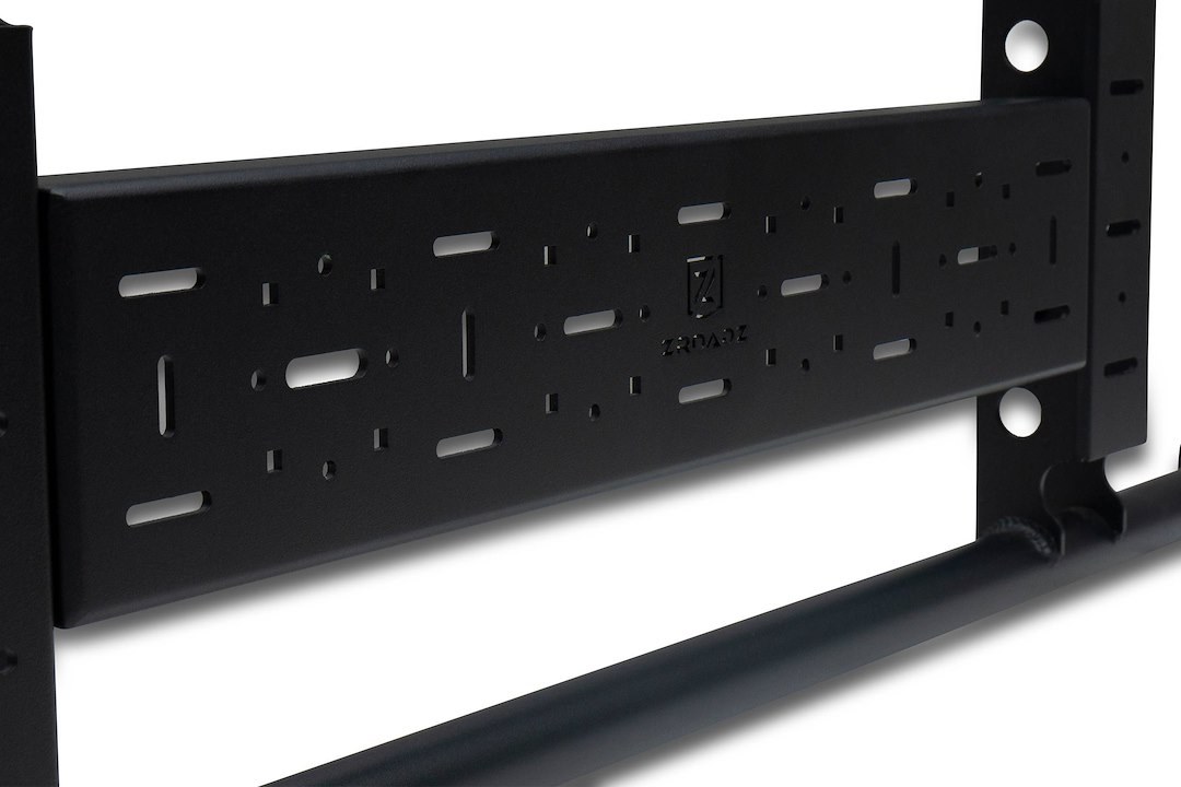 T-Rex Bed Cargo Rack Rear Gate, Textured Powder Coated, Black, Aluminum, With Mounting Hardware – Z834001