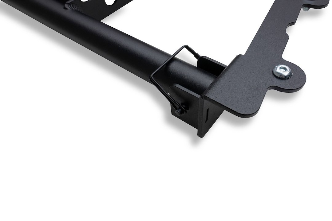 T-Rex Bed Cargo Rack Rear Gate, Textured Powder Coated, Black, Aluminum, With Mounting Hardware – Z834001