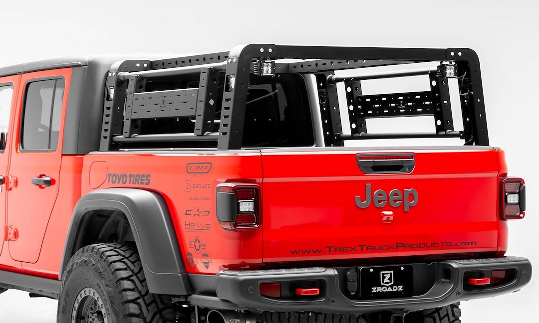 T-Rex Bed Cargo Rack, Overland Access Series, 1500 Pound Static Capacity/ 800 Pound On-Road Capacity/ 400 Pound Off-Road Capacity – Z834101