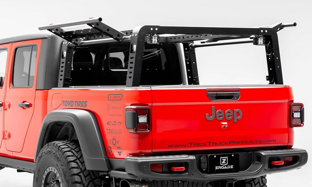 T-Rex Bed Cargo Rack, Overland Access Series, For Use with Factory Trail Rail Cargo System – Z834111