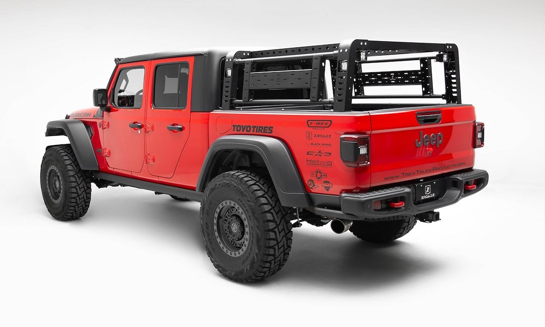 T-Rex Bed Cargo Rack, Overland Access Series, For Use with Factory Trail Rail Cargo System – Z834111