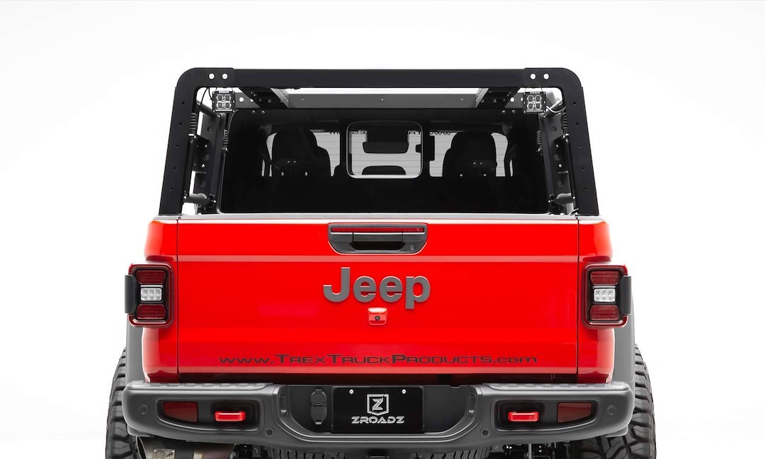 T-Rex Bed Cargo Rack, Overland Access Series, For Use with Factory Trail Rail Cargo System – Z834111