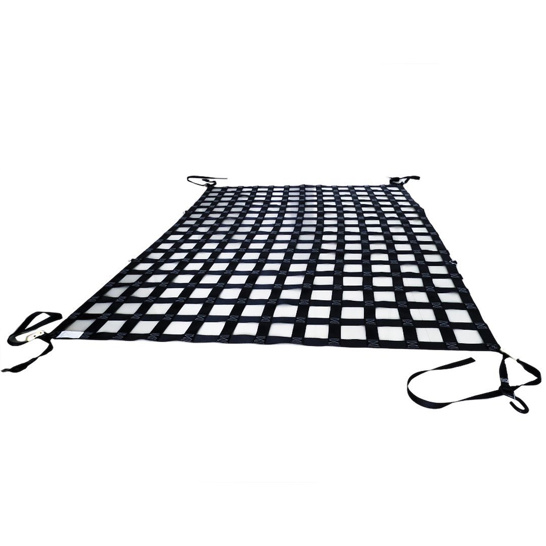 TrailFX Exterior Cargo Net, Tfx Exterior Cargo Net, Mounts to Truck Bed, 79 Inch Length X 73 Inch Width, Polyester Webbing – G22019B