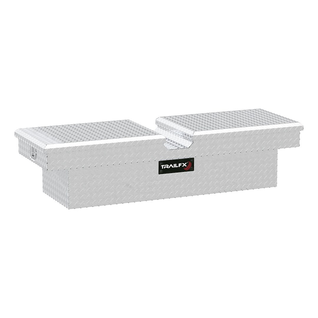 TrailFX Tool Box, Tfx Gullwing, Crossover Standard, Diamond Tread, Bright, Polished 16 Gauge Aluminum – 140601