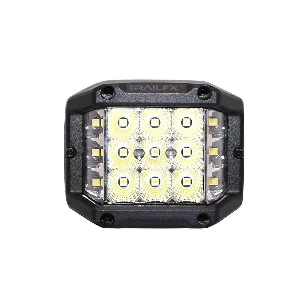 TrailFX Driving/ Fog Light, Tfx LED Lights, LED Bulb, 15 Clear Cree LED 5 Watt Bulbs, 4 Inch Cube, 75 Watt – PODSIDEF