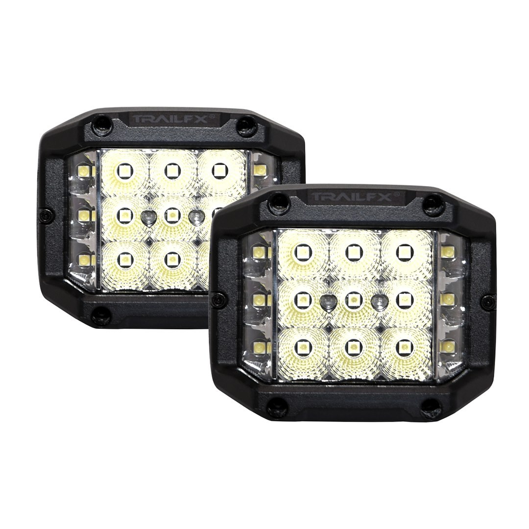 TrailFX Driving/ Fog Light, Tfx LED Lights, LED Bulb, 15 Clear Cree LED 5 Watt Bulbs, 4 Inch Cube, 75 Watt – PODSIDEFPR