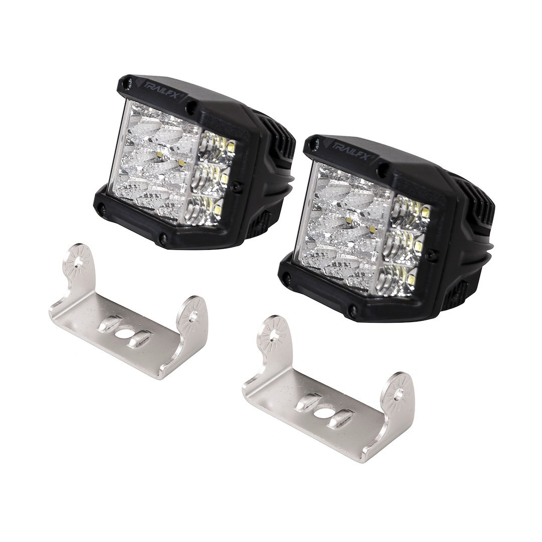 TrailFX Driving/ Fog Light, Tfx LED Lights, LED Bulb, 15 Clear Cree LED 5 Watt Bulbs, 4 Inch Cube, 75 Watt – PODSIDEFPR