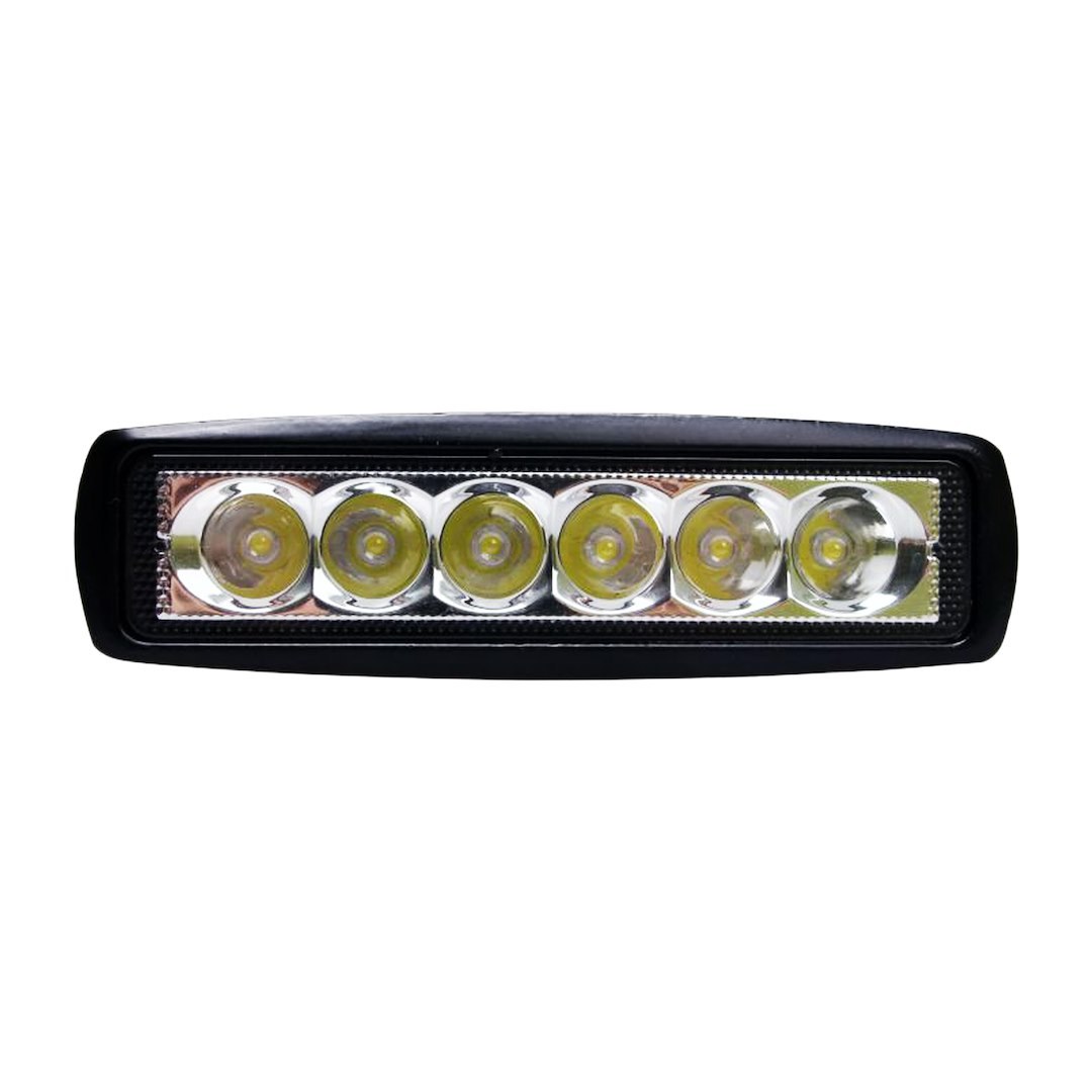 TrailFX Driving/ Fog Light, Tfx LED Lights, LED Bulb, 6 Clear Cree LED 3 Watt Bulbs, 6 Inch Length, 18 Watt, 30 Degree Spot Beam – SRUTLSP