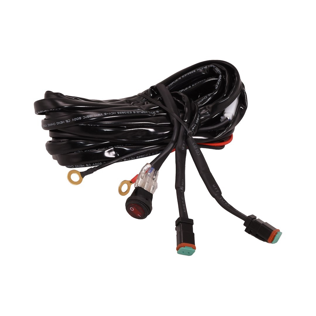TrailFX Driving/ Fog Light Wiring Harness, Tfx Replacement Parts, Replacement Wiring Harness for Trailfx Cube Pairs, 9.4 Foot Length Wiring – WRHRNSS2