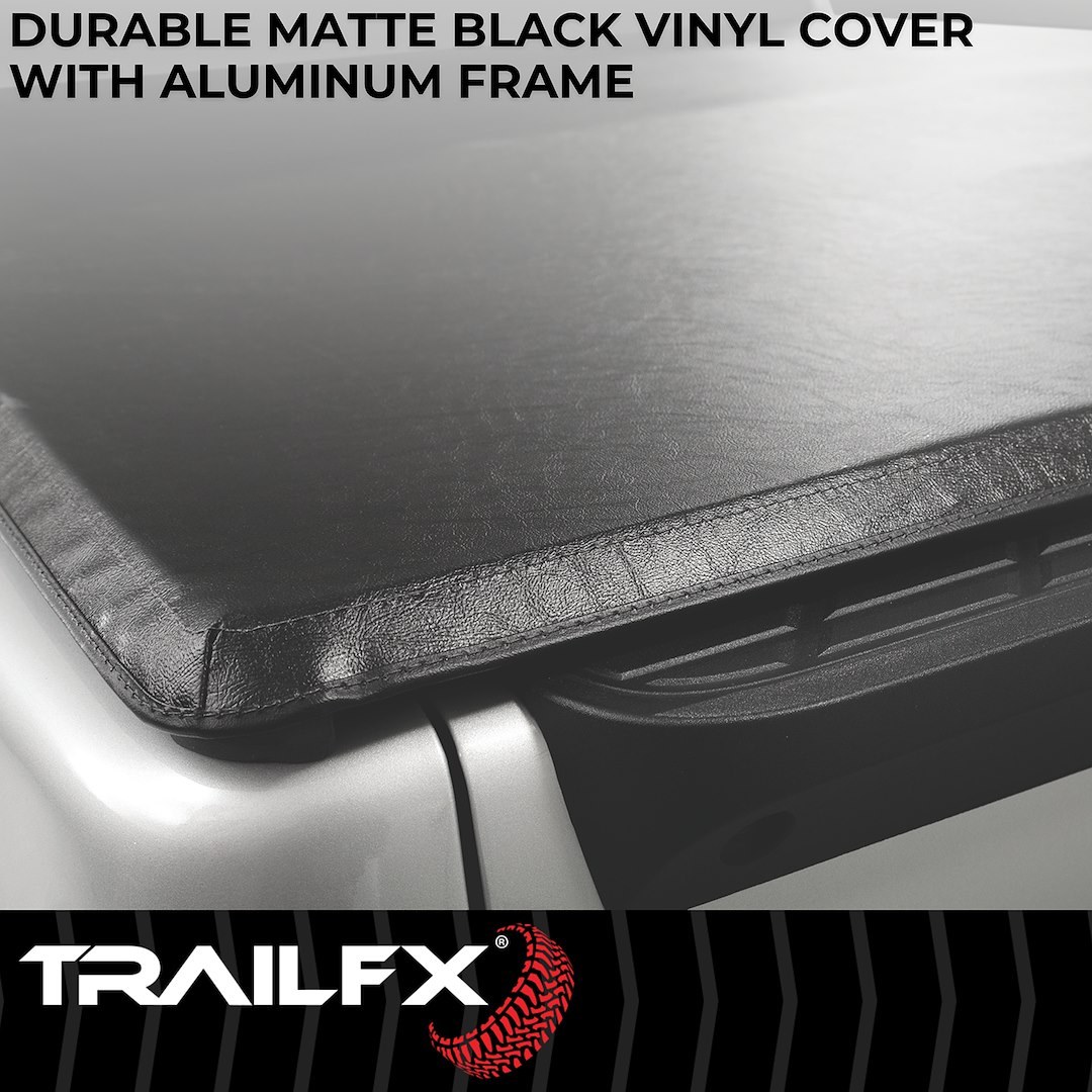 TrailFX Tonneau Cover, Tfx Soft Tri-Fold Tonneau Covers, Soft Folding, 2 Folds/ 3 Panels, Lockable Using Tailgate Handle Lock – TFX3007
