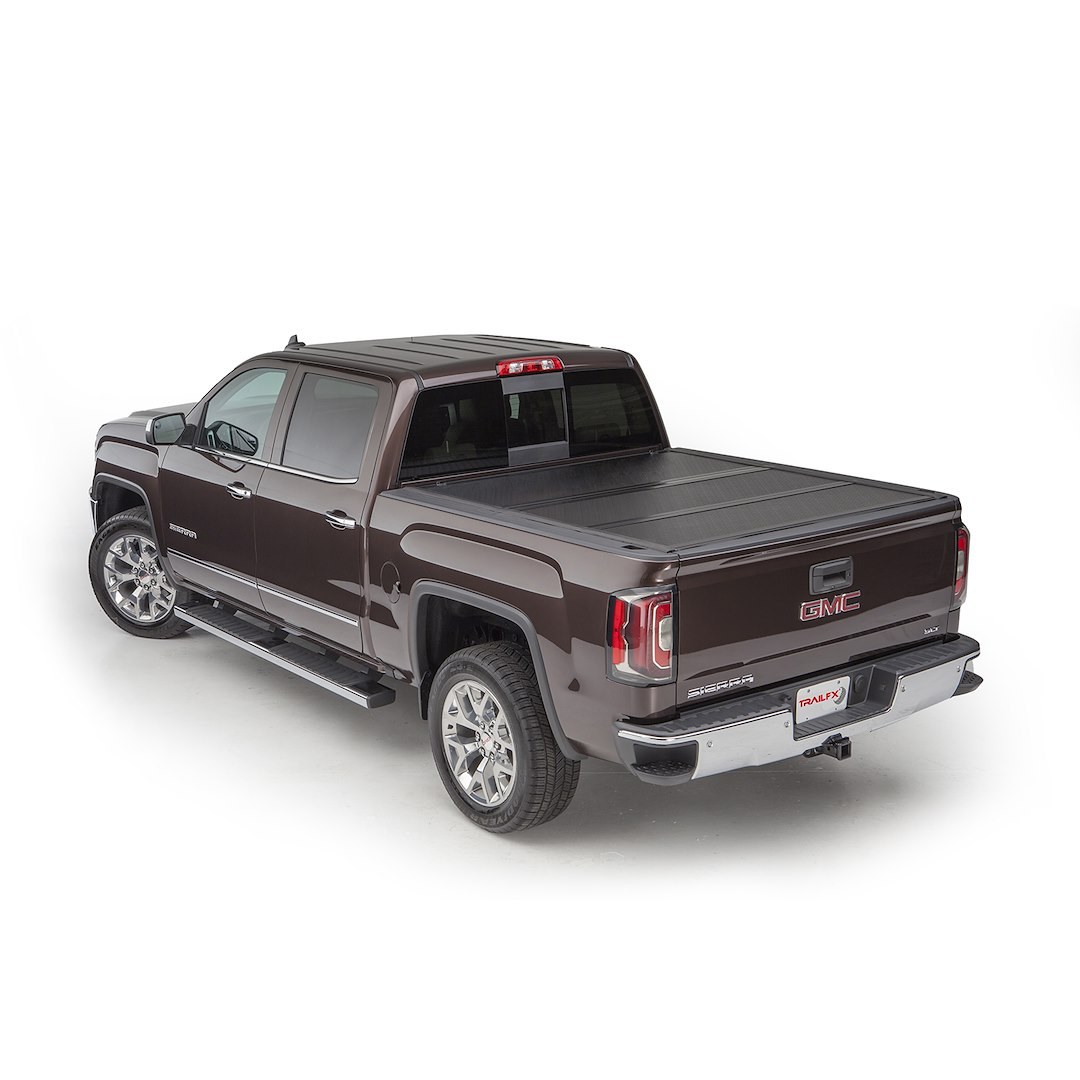 TrailFX Tonneau Cover, Tfx Standard Flush Tri-Fold, Hard Folding, 2 Folds/ 3 Panels, Low Profile, 2 Riding Positions – TFX4523