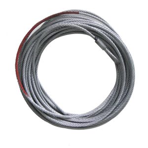 TrailFX Winch Cable, Tfx Winch Accessories, 10000 Pound Capacity, 9.1 Millimeter Diameter X 94 Foot Length, Wire Rope – WA006