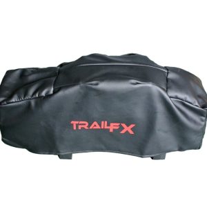 TrailFX Winch Cover, Tfx Winch Accessories, For Trail Fx Winches W08B/ W10B/ W12B, Orange with Trail Fx Logo – WA016