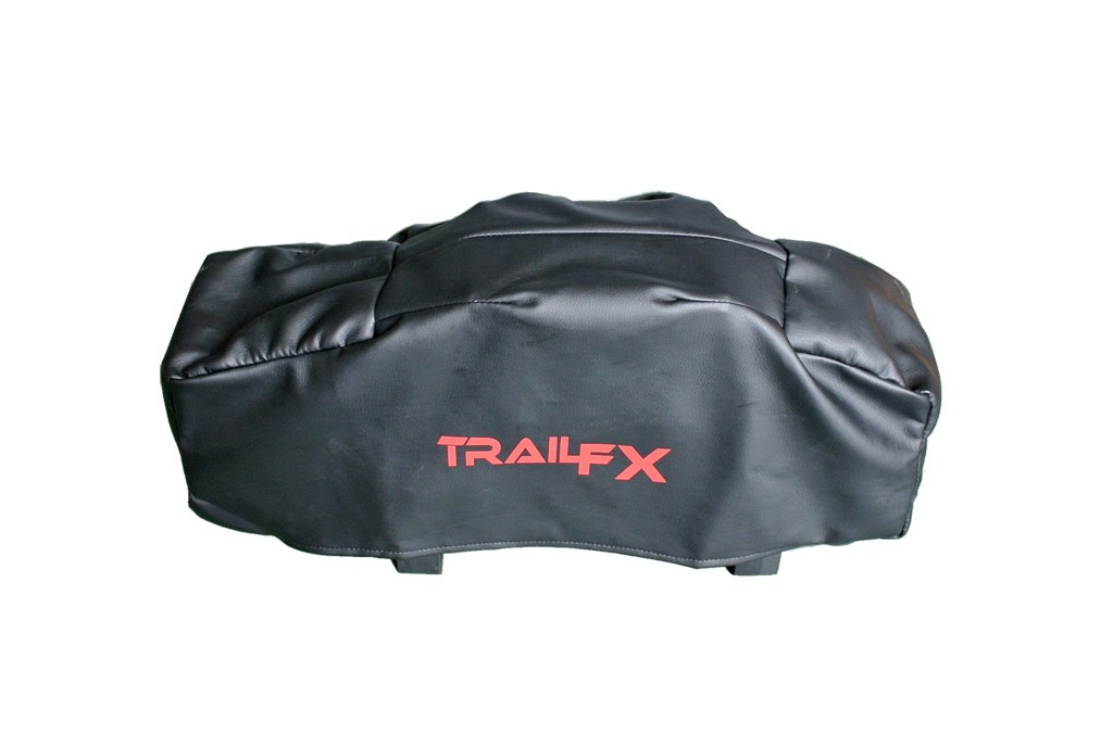 TrailFX Winch Cover, Tfx Winch Accessories, For Trail Fx Winches W08B/ W10B/ W12B, Orange with Trail Fx Logo – WA016