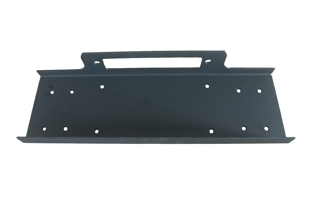 TrailFX Winch Mount, Tfx Winch Accessories, For Winches Upd to 12000 Pounds, Flat Fixed Mount, Textured Powder Coated, Black – WA017