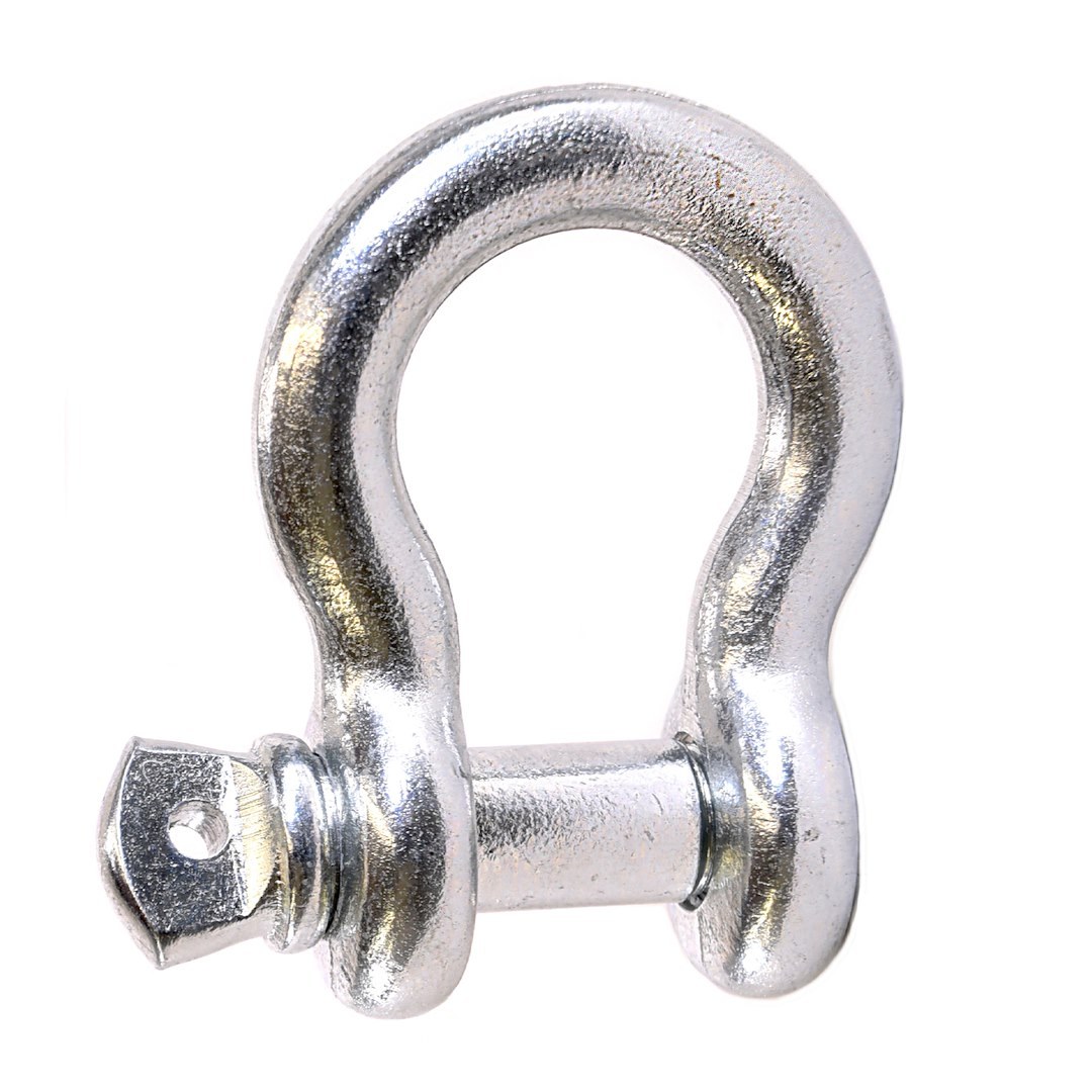 TrailFX D-Ring, 3/4 Inch Pin, 9,500 Pound Weight Rating, Silver, Steel, Single – WA044