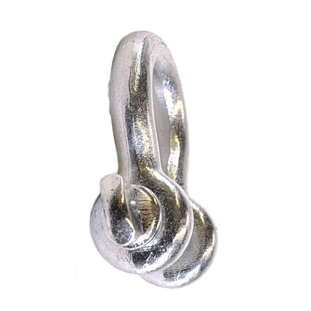 TrailFX D-Ring, 3/4 Inch Pin, 9,500 Pound Weight Rating, Silver, Steel, Single – WA044