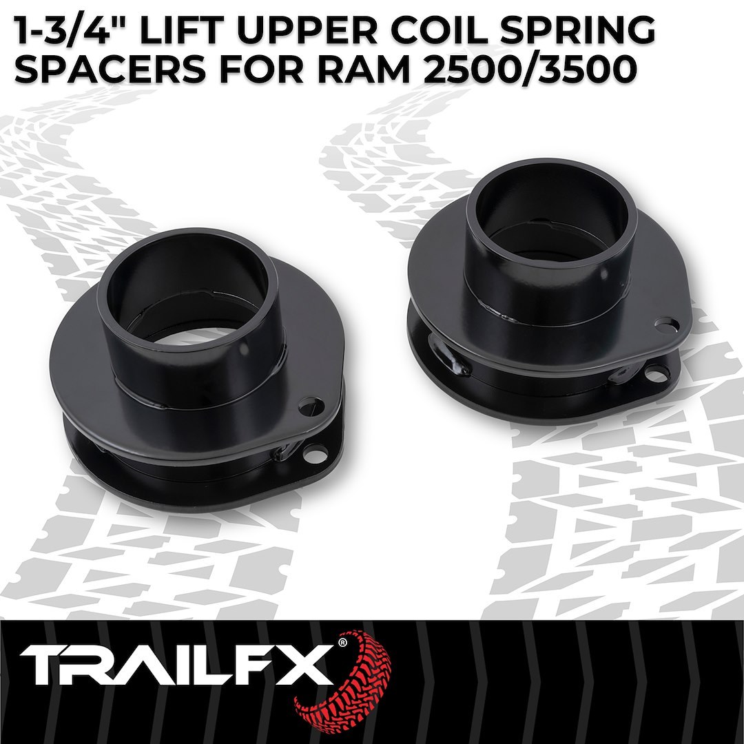 Suspens Pro Leveling Kit Suspension, Tfx Leveling Kits, 1-3/4 Inch Lift, Upper Coil Spring Spacers, Steel – D17LL2