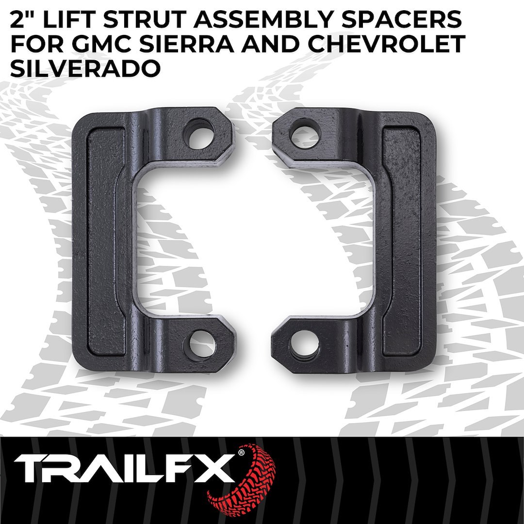Suspens Pro Leveling Kit Suspension, Tfx Leveling Kits, 2 Inch Lift, Lower Strut Spacer, Aluminum – G20LL5