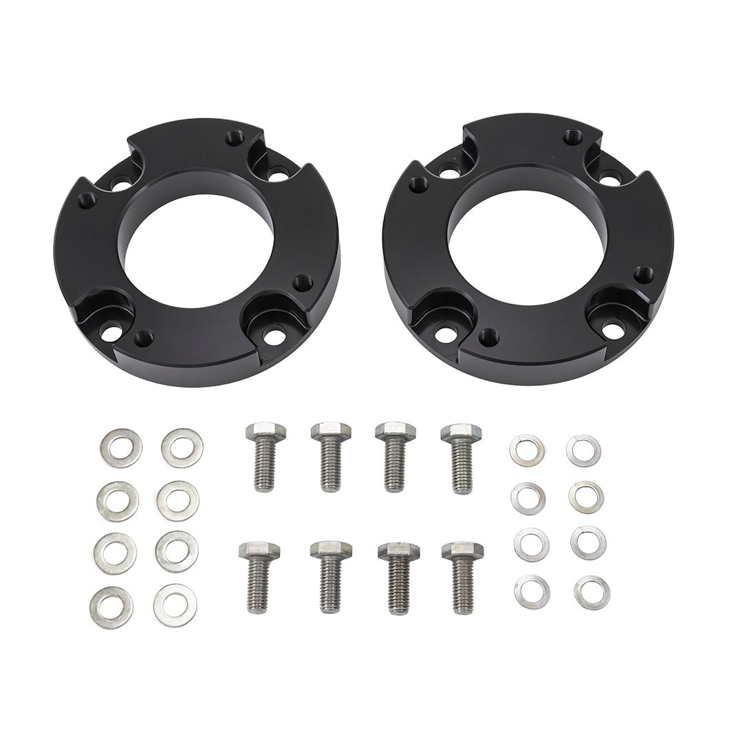 Suspens Pro Leveling Kit Suspension, Tfx Leveling Kits, 1-1/2 Inch Lift, Strut Assembly Spacers, Billet Aluminum – T15LL2