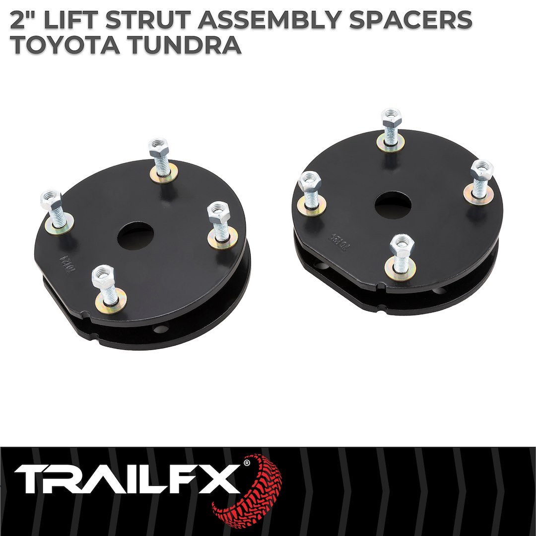 Suspens Pro Leveling Kit Suspension, Tfx Leveling Kits, 2 Inch Lift, Strut Assembly Spacers, Steel, With Spacers/ Installation Hardware – T20LL2