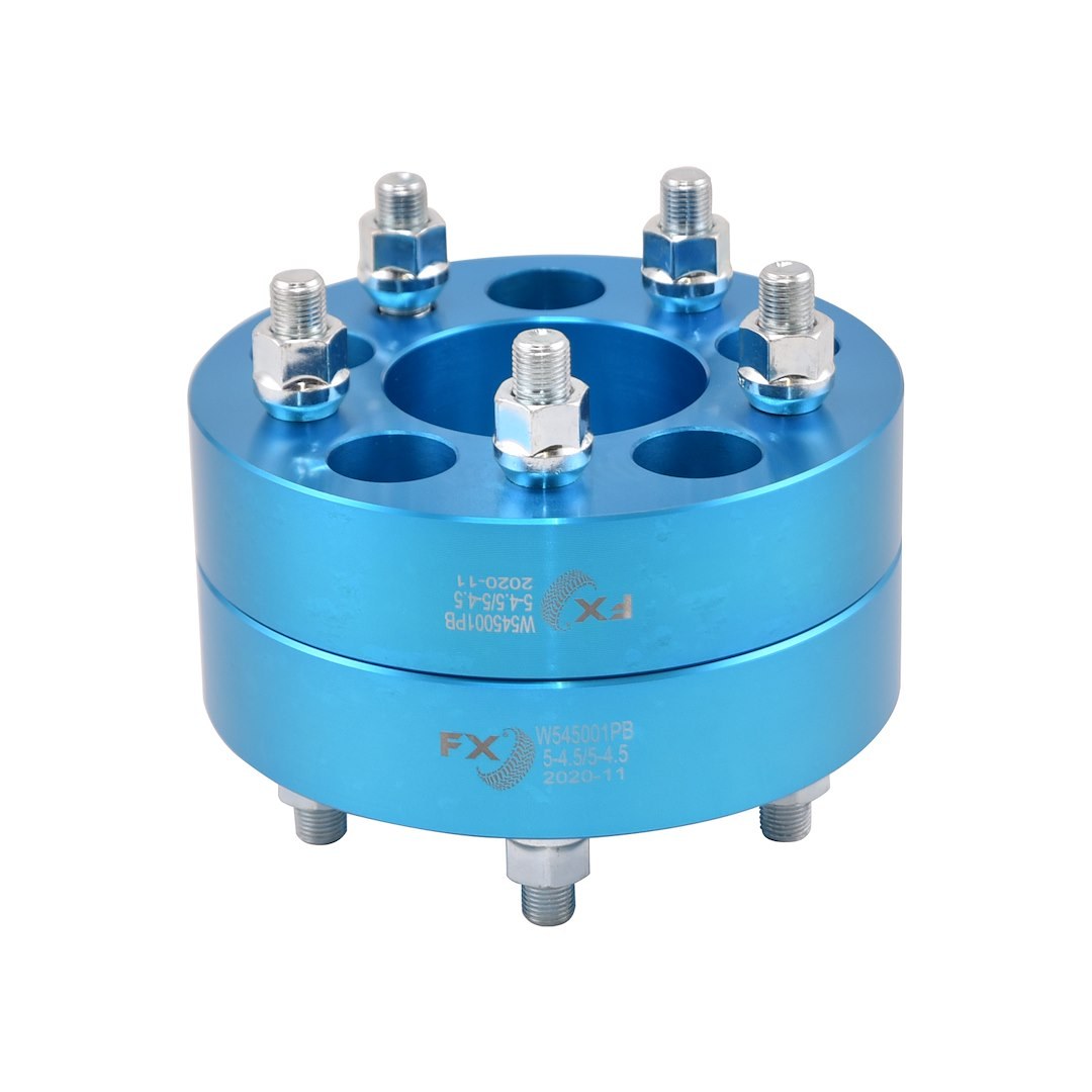 TrailFX Wheel Spacer, Fx Wheel Spacer, 5 X 114.3 Millimeter/ 5 X 4.50 Inch Bolt Pattern, 1-1/2 Inch Thickness, 74 Millimeter Hub Size – W545001PB