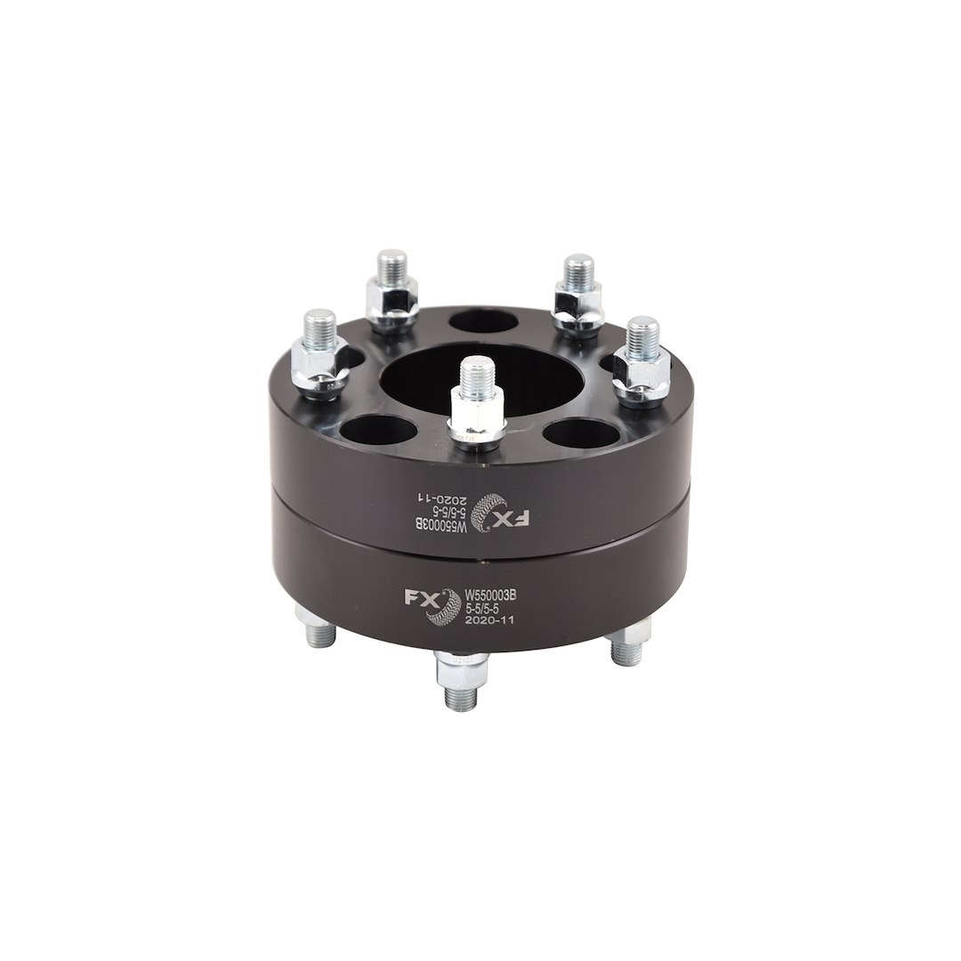 TrailFX Wheel Spacer, Fx Wheel Spacer, 5 X 127 Millimeter/ 5 X 5.00 Inch Bolt Pattern, 1-1/2 Inch Thickness, 78.10 Millimeter Hub Size – W550003B