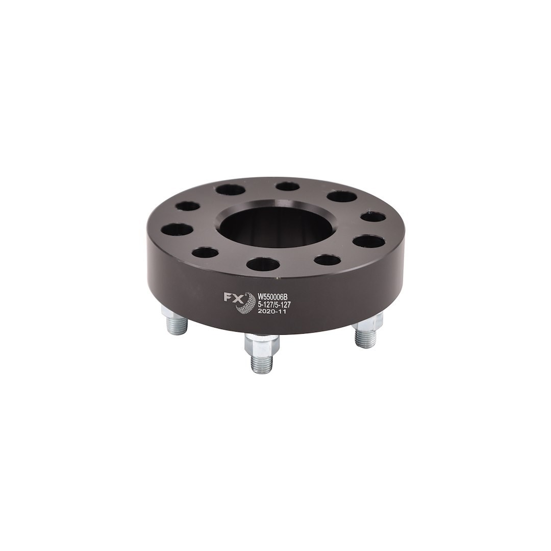TrailFX Wheel Spacer, Fx Wheel Spacer, 5 X 127 Millimeter/ 5 X 5.00 Inch Bolt Pattern, 1-1/2 Inch Thickness, Wheel Stud Mount – W550006HC