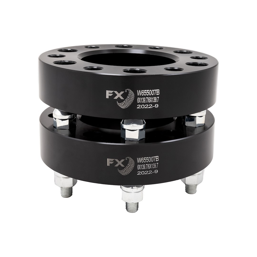 TrailFX Wheel Spacer, Fx Wheel Spacer, 6 X 139.7 Millimeter/ 6 X 5.50 Inch Bolt Pattern, 1-1/2 Inch Thickness, Wheel Stud Mount – W655007B