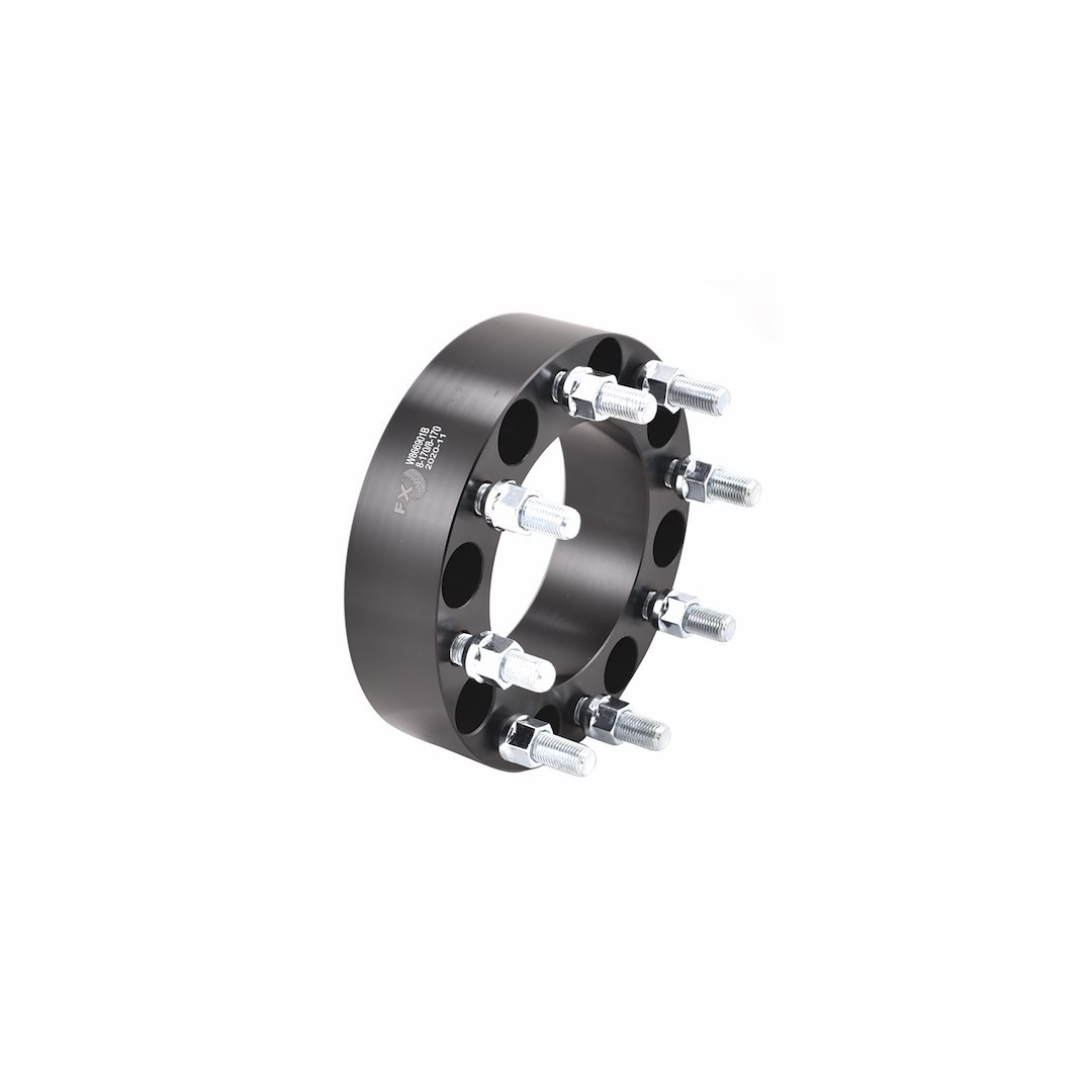 TrailFX Wheel Spacer, Fx Wheel Spacer, 8 X 170 Millimeter/ 8 X 6.69 Inch Bolt Pattern, 2 Inch Thickness, 125 Millimeter Hub Size, Black – W866901B
