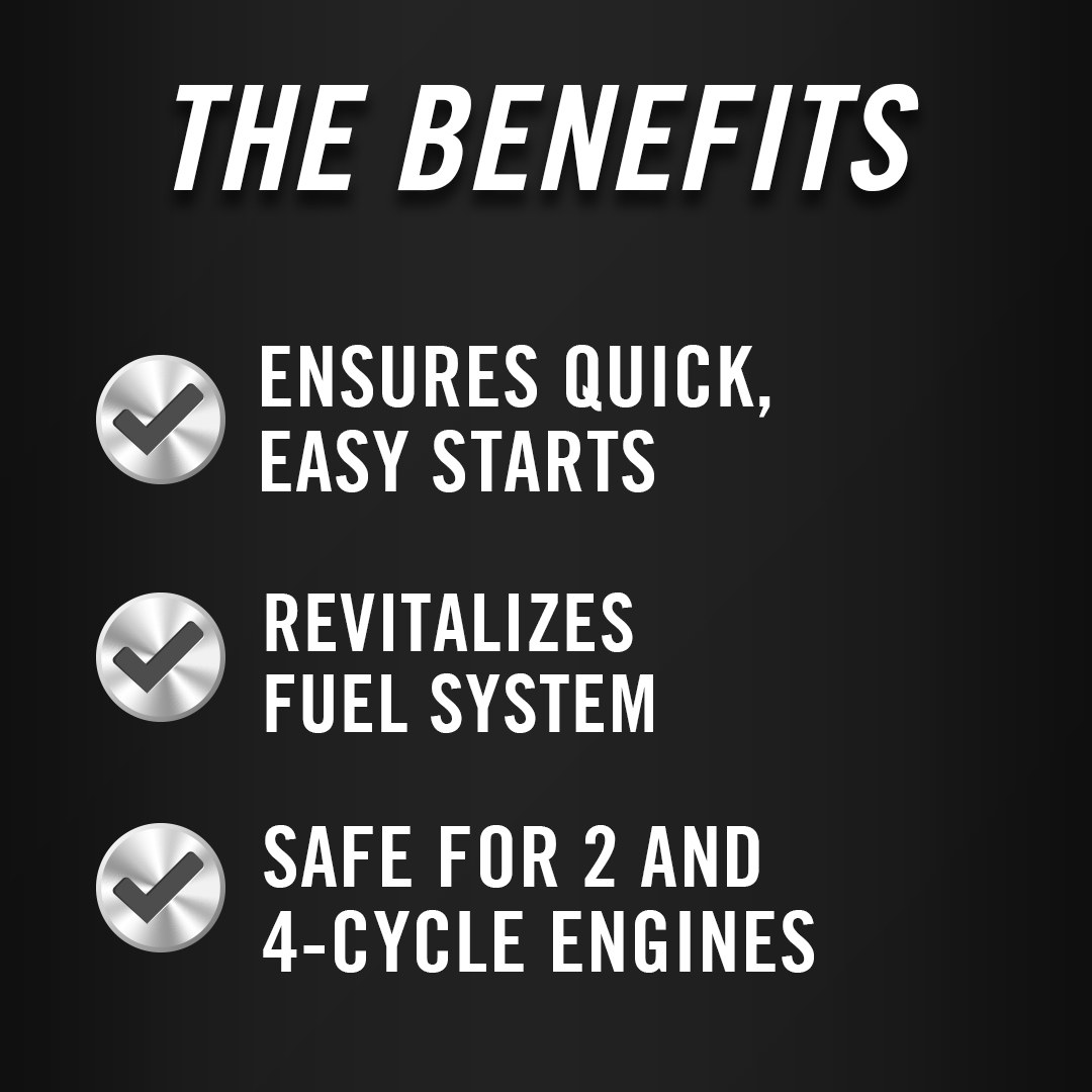 303 Products Fuel Additive, Start Your Engines! ®, 2 and 4 Cycle Small Engines, Revitalizes Fuel and Fuel System, Single, 2 Ounce Aerosol Can – 21214