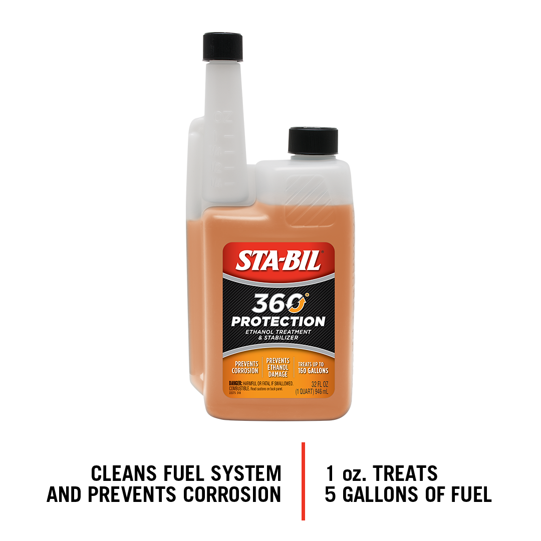 303 Products Ethanol Fuel Treatment, Protects Vehicles and Small Engines from Effects of Ethanol, 32 Ounce, Single Bottle – 22275