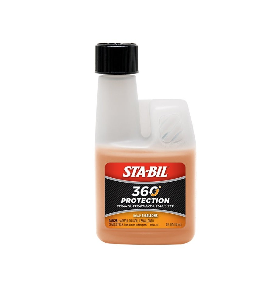303 Products Fuel Additive, 360°® Protection, Ethanol Fuel Treatment, For Gasoline, Treats Up to 20 Gallons, 4 Ounce Bottle, Single – 22281