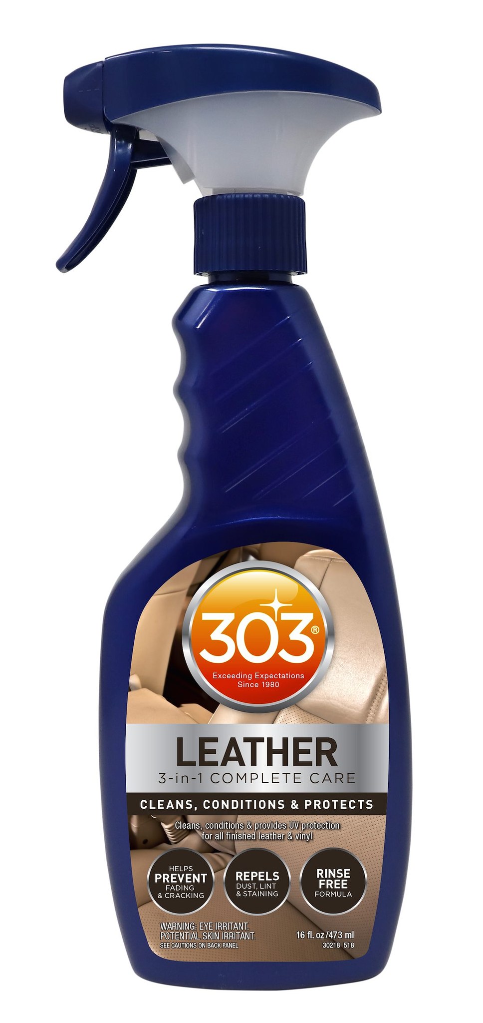 303 Products Leather Conditioner, Use to Clean and Conditioning All Finished Leather and Vinyl Surfaces, 16 Ounce Spray Bottle – 30218