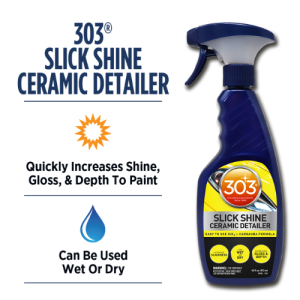 303 Products Detailing Spray, Used to Remove Dust/ Fingerprints/ Light Dirt and Water Spots to Produce Slick Shine, 16 Ounce – 30265