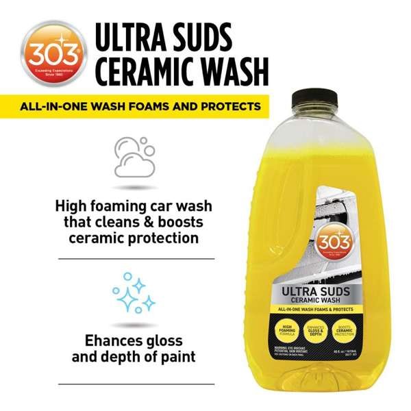 303 Products Car Wash, 303® Ultra Suds, Foam, 48 Ounce Bottle, Single – 30277